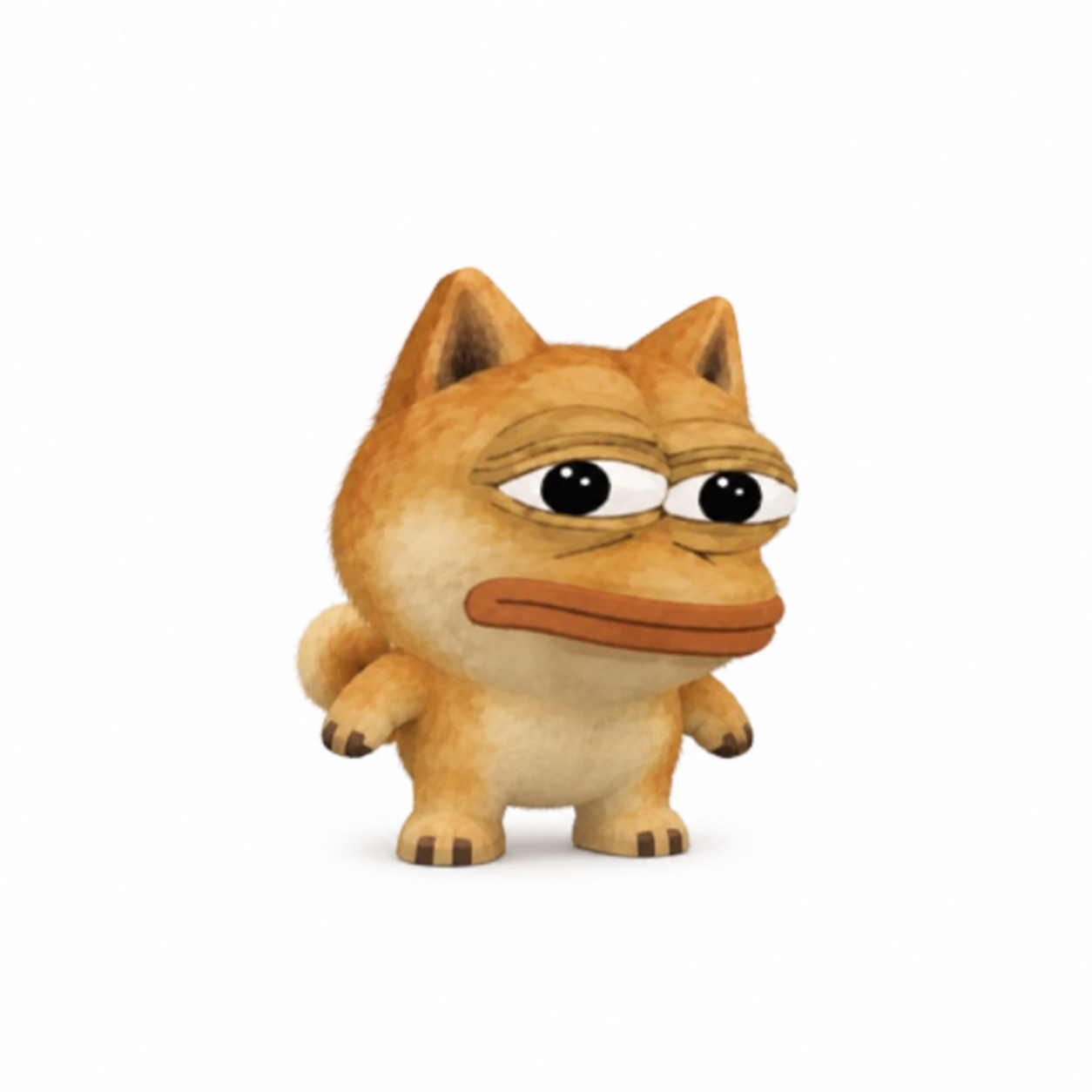 Mini Dope standing calmly